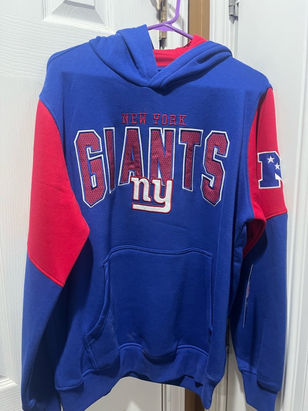NFL Royal Blue Hoodie with Red Accent